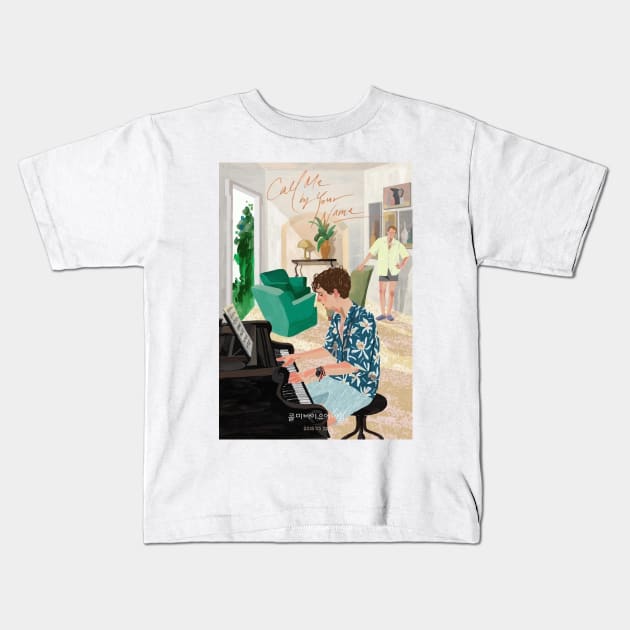 Call me by your name - Elio & Oliver Kids T-Shirt by notalizard